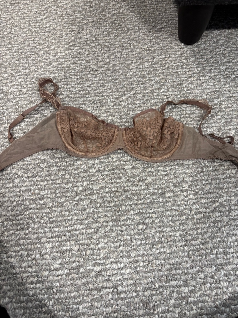 Wacoal Brown Lace Underwire Bra
